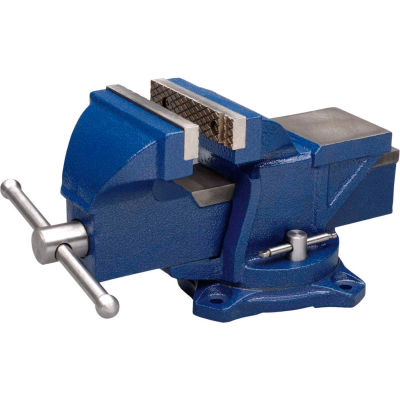 Wilton 11104 4" Jaw Width 2-1/4" Throat Depth General Purpose Bench Vise With Swivel Base