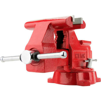 Wilton 28818 Model 674U 4-1/2" Jaw Width 2-3/4" Throat Depth Utility Workshop Vise W/ Swivel Base