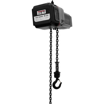 JET® VOLT 1 Ton, Electric Chain Hoist, 10' Lift, 0 to 39 FPM, 460V