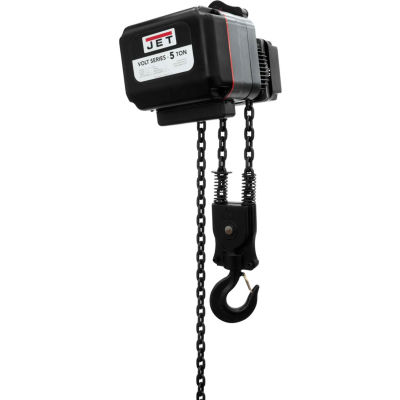 JET® VOLT 5 Ton, Electric Chain Hoist, 10' Lift, 0 to 12 FPM, 460V