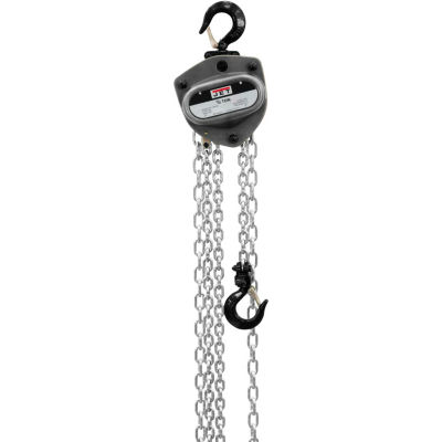 JET® L100 Series Manual Chain Hoist w/Overload Protection .5 Ton,20Ft Lift