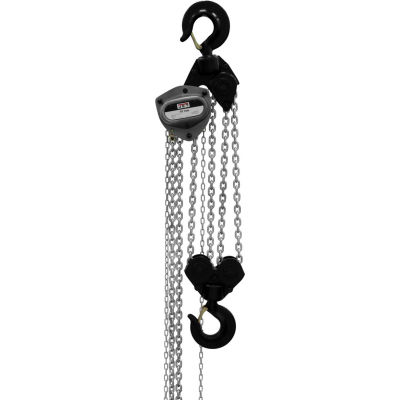 JET® L100 Series Manual Chain Hoist w/Overload Protection 10 Ton,15 Ft Lift
