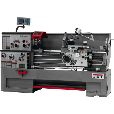Jet 321148 GH-1640ZX Large Spindle Bore Lathe W/Newall DP700 DRO & Taper Attachment, 7-1/2 HP