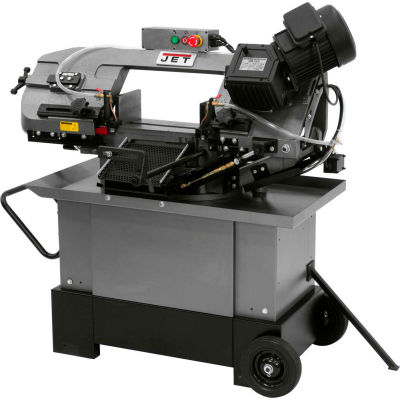 Jet 413452 HVBS-710SG 7x10-1/2 Mitering Horizontal/Vertical Geared Head Bandsaw, 115/230V,1-Phase