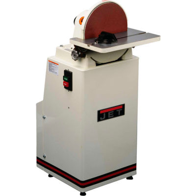 Jet 414602 J-4400A 12 Industrial Disc Finishing Machine, 115/230V, 1-Phase