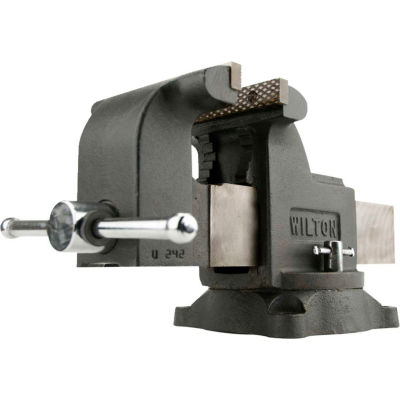 Wilton 63304 Model WS8 8" Jaw Width 4" Throat Depth Shop Vise W/ Swivel Base