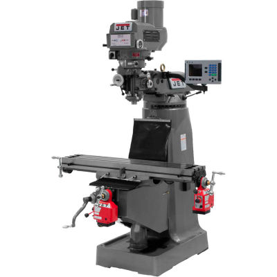 Jet 690068 JTM-4VS-1 Mill W/ACU-RITE 200S 3AXIS QUILL DRO, X & Y POWERFEEDS