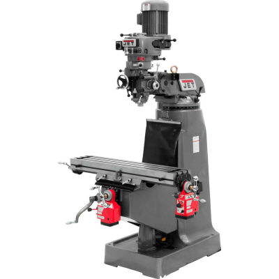 Jet 690097 JTM-1 Vertical Milling Machine W/X & Y-Axis Powerfeeds, 2 HP