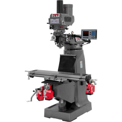 JTM-4VS Mill,ACU-RITE 200M DRO(Quill), X,-Z Powerfeeds/Power Drawbar Installed