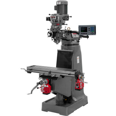 Jet 690161 JTM-1 Milling Machine W/Acu-Rite 200S DRO, X & Y-Axis Powerfeeds, 2 HP