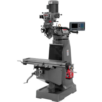Jet 690168 JTM-1 Milling Machine W/Acu-Rite 200S DRO & X-Axis Powerfeed, 2 HP