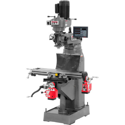 JVM-836-1 Mill, NEWALL C80 3-Axis (Quill) DRO & X & Y Powerfeed