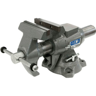 Wilton 28824 5-1/2" Jaw Width 2-3/4" Throat Depth Multi-Purpose Vise W/ Rotating Head & Swivel Base