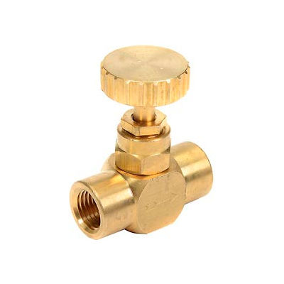 1/4" NPT Brass Needle Valve