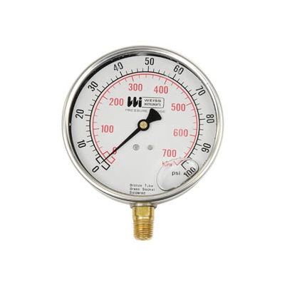 4 dial pressure gauge