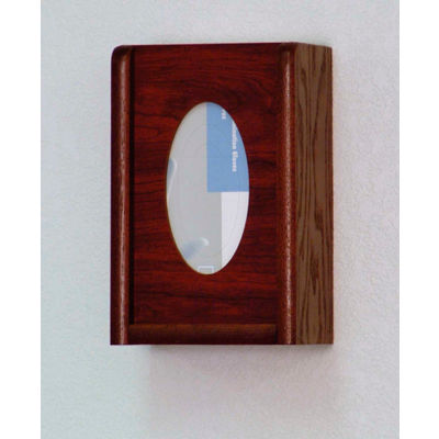 1 Pocket Glove/Tissue Box Holder - Mahogany