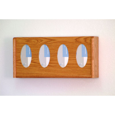 4 Pocket Glove/Tissue Box Holder - Mahogany