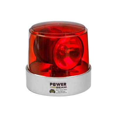 Power Beam Red Lens - Permanent Mount