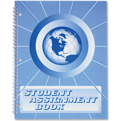 Ward® Student Assignment Book SA98, 11" x 8-1/2", White, 1 Each