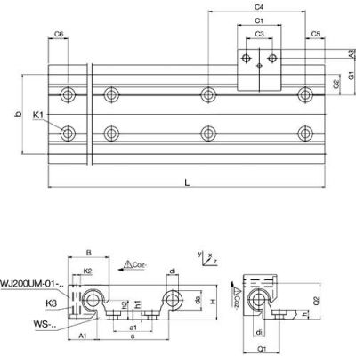 IGUS WS-10-40-1500 1,500 DryLin W 10-40 Double Guide Rail
