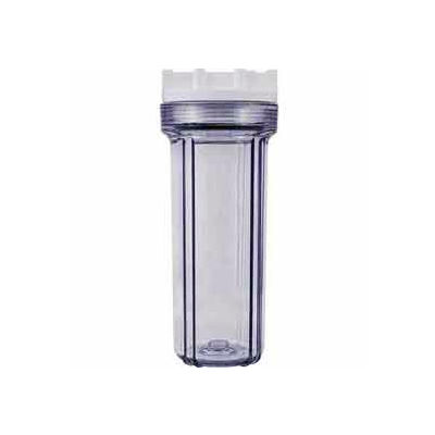 Clear Plastic Filter Housings 10"Lx1/4" Port - Pkg Qty 12