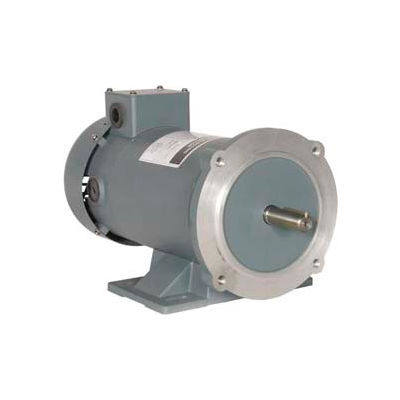 Worldwide Electric PM DC Motor WPMDC1-18-12V-56CB, TENV & TEFC, 56C, 12V, 1 HP, 1800 RPM