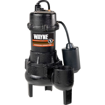 sewage tether horsepower sump submersible piggyback globalindustrial effluent