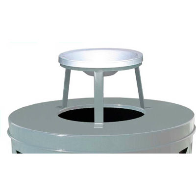 Metal Ash Urn Lid 23-3/4" Diameter, Silver - M3601-ATL-SLV