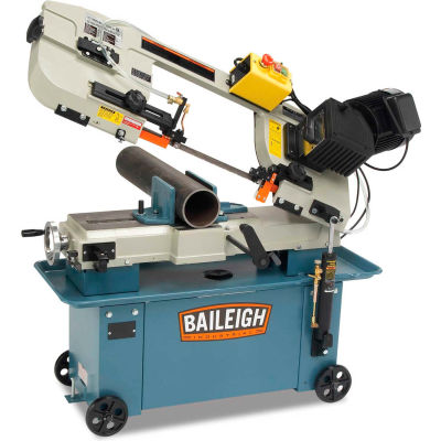 Baileigh Industrial Metal Cutting Band Saw, 1 HP, Single Phase, 120V ...