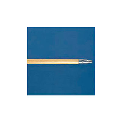 60" Metal-Tip Threaded End Hardwood Broom Handle - BWK136