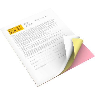 Xerox® Bold Digital Carbonless Paper - XER3R12424 - 8-1/2 x 11 - Pink/Canary/White 5010 Sheets