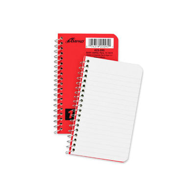 Wirebound Pocket Memo Book, College/Narrow Rule, 4 x 6, 40 Sheets/Pad ...