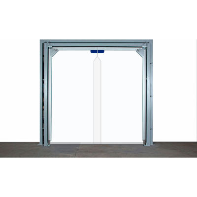 Clearway Flexible PVC Double Impact Door FDSC700BSM096096 - 8' W x 8' H