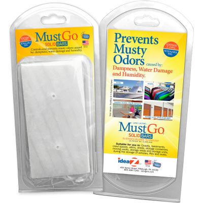 MustGo® Odor Eliminator Solid Bars - 2 Bar Pack - Pkg Qty 24