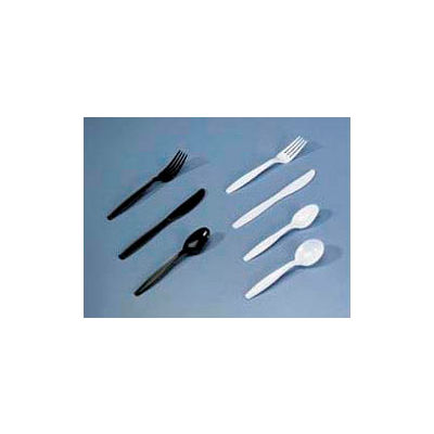 Dixie® DXEPTM21, Teaspoons, Plastic, White, 1000/Carton