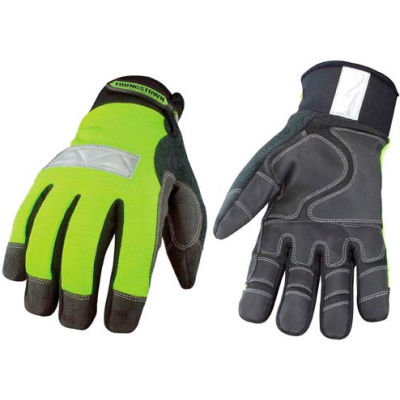High Visibility Performance Gloves - Safety Lime - Winter - Extra Large