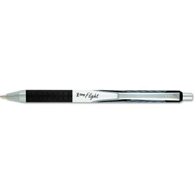 Zebra Z-Grip Flight Retractable Ballpoint Pen, 1.2 mm, Bold, Black, Dozen