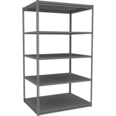 Tennsco Z-Line Boltless Shelving w/ Steel Industrial Shelves- 48