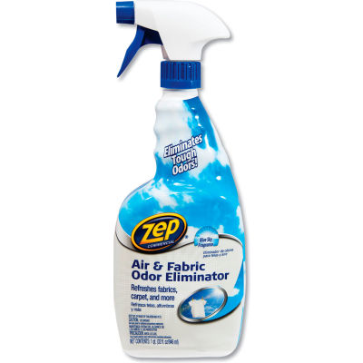 Zep® Commercial Air and Fabric Odor Eliminator, Fresh, 32 oz Spray Bottle, 12/Carton - ZUAIR32