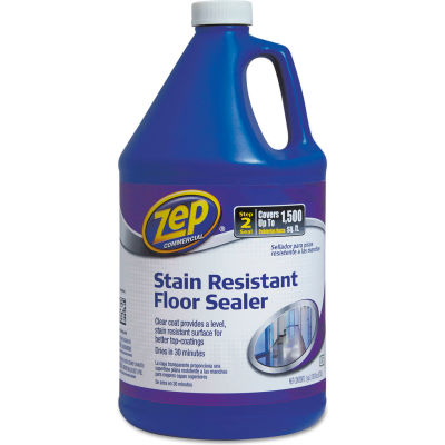 Zep® Commercial Stain Resistant Floor Sealer, 1 Gallon Bottle - ZUFSLR128EA
