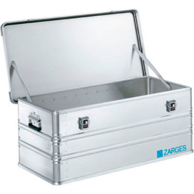 Zarges K-470 Aluminum Shipping and Storage Case 40567 - 39-3/8"L x 19-11/16"W x 16-1/8"H Silver
