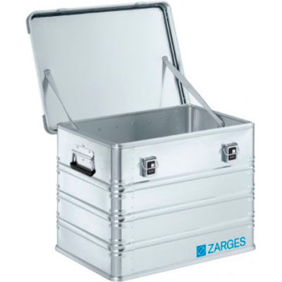 Zarges K-470 Aluminum Shipping and Storage Case 40837 - 25-5/8"L x 18-7/8"W x 18-7/8"H Silver