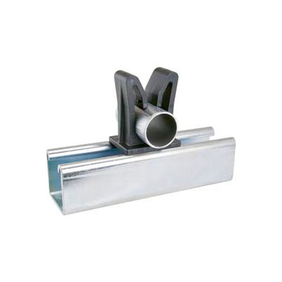 1-1/8" O.D. Tube Thermo-Plastic Channel Mounted Cush-A-Claw - Pkg Qty 20