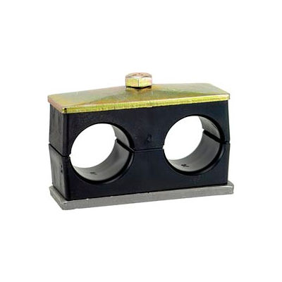 5/8" T Clamp Assembly For Two Hoses Pipe or Tube Lines