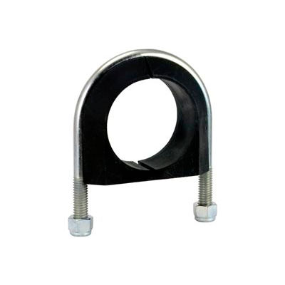 2" Nom. Pipe Zinc Plated U-Bolt Cushion Pipe Clamp