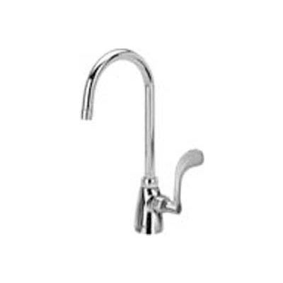 Zurn Single Lab Faucet with 5-3/8" Gooseneck and 4" Wrist Blade Handle - Lead Free
