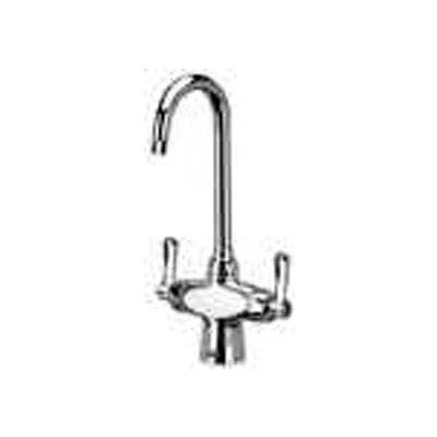 Zurn Double Lab Faucet with 3-1/2" Gooseneck and Lever Handles - Lead Free