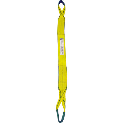Lift America S152021 10' Poly Web Sling Eye & Eye, 5120/6400/12800 Lbs Cap