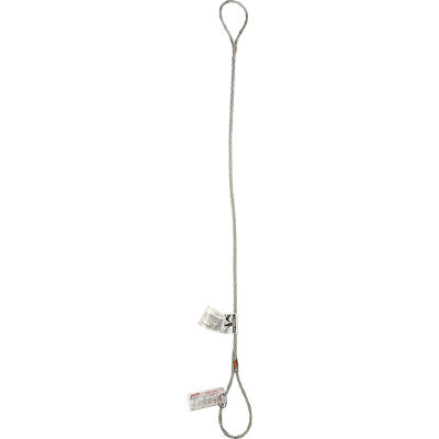 Lift America S601002 Wire Rope Sling 3/8" x 3' Eye & Eye, 2000/2400/4800 Lbs Cap