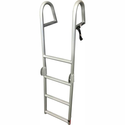 Bearcat 4 Step Rear Entry Pontoon Ladder - LREBCRD2